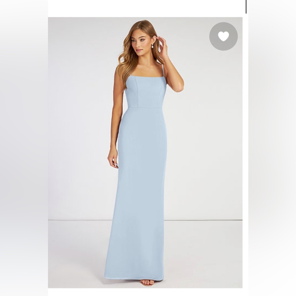 AZAZIE Tayla bridesmaids Chiffon dress in MIST